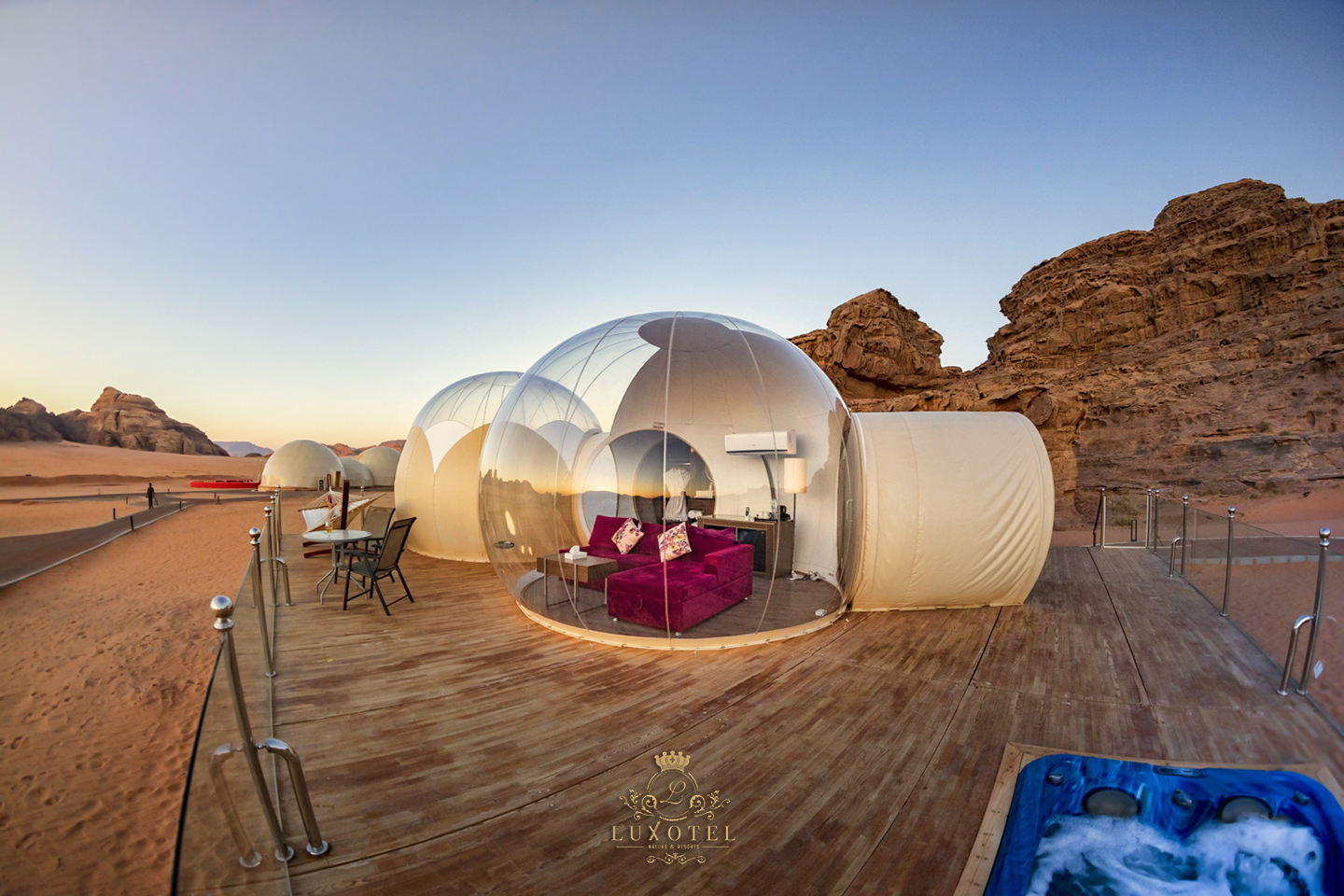 Bubble Hotel – Wadi Rum, Jordanien